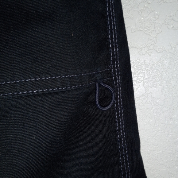 Dickies small petite scrubs black elastic waist with ties. So many pockets. - Picture 5 of 5